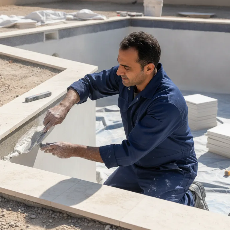 تركيب مسابح خدمة في هور العنز